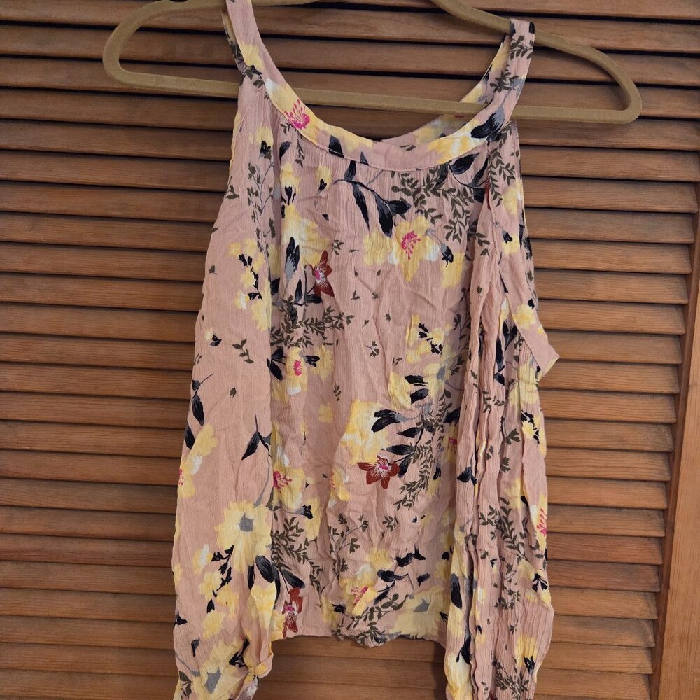 Blush pink off the shoulder top